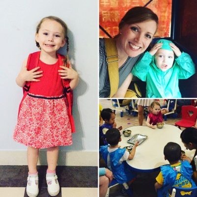 first day of school collage